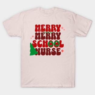 Merry Merry School Nurse T-Shirt